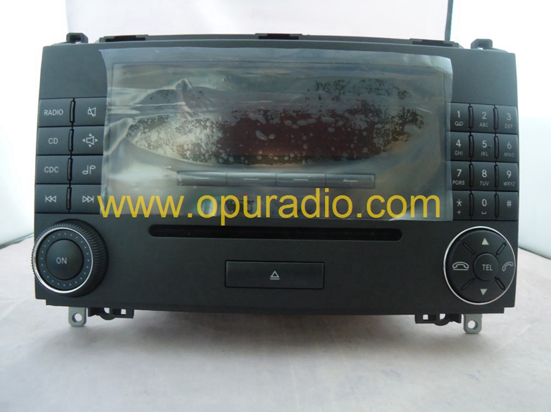 Radioblende 2-DIN Für Mercedes A-Klasse, B-Klasse, Viano, Vito, Sprinter - Schwarz, Einbau-Blende